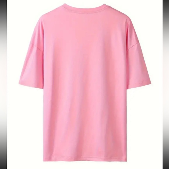 NIP Pink She Is Short Sleeve and Short Set - Picture 3 of 4